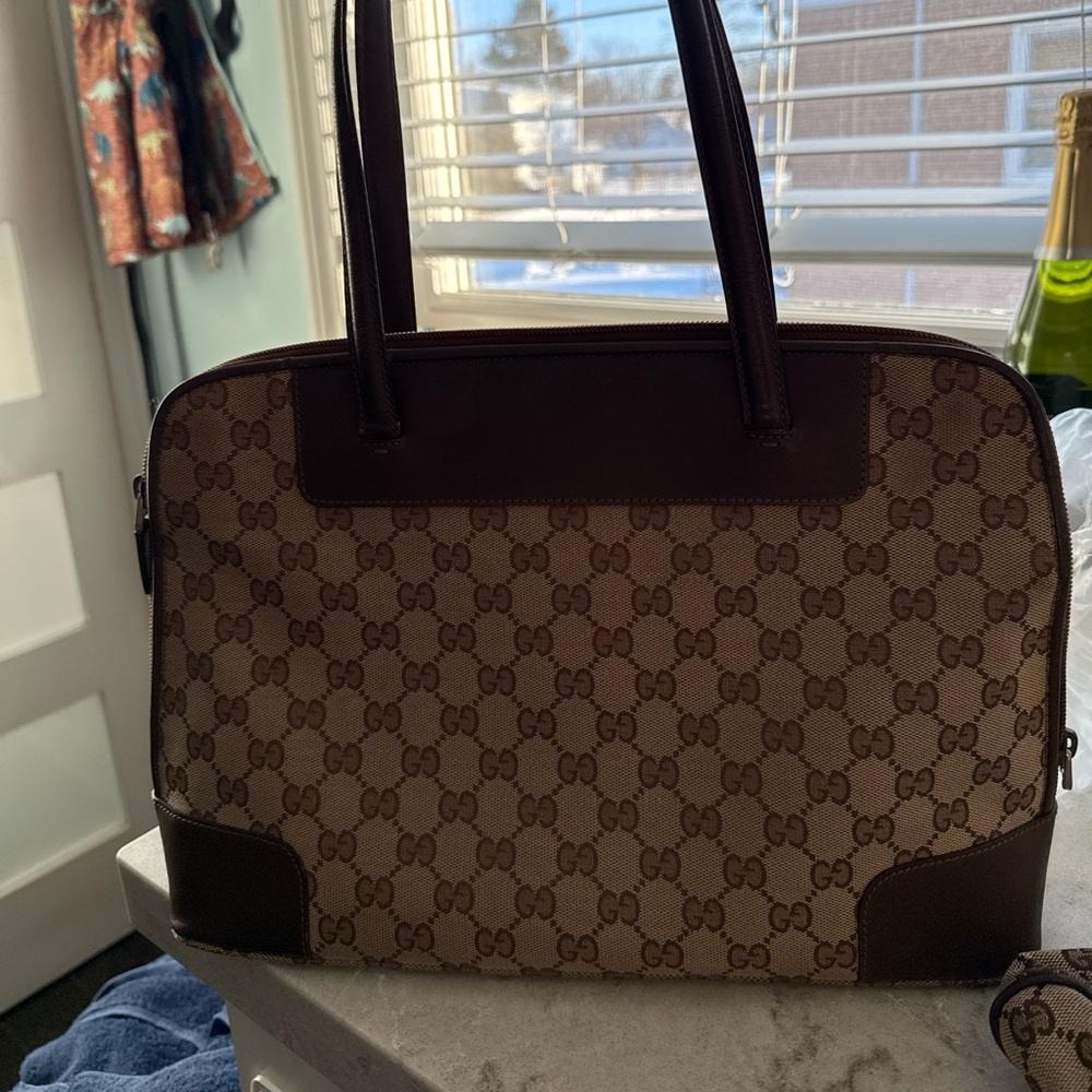 Authentic Gucci GG Monogram Tote Bag